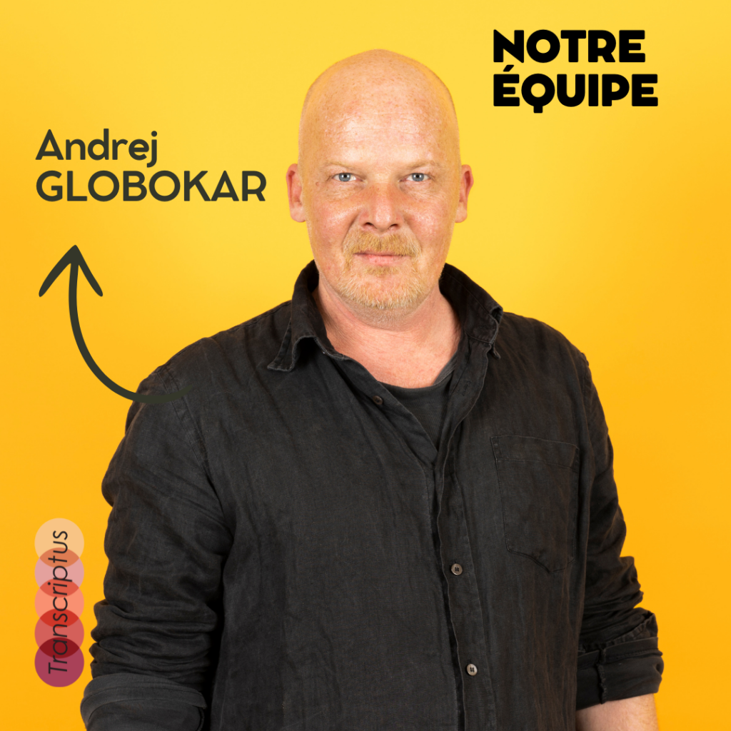 À la rencontre d'Andrej Globokar, rédacteur de débats chez Transcriptus ! - Transcriptus